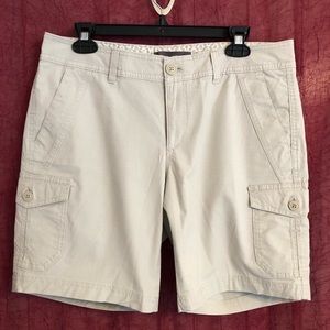 Eddie Bauer shorts, lt khaki color, size 8. NWOT